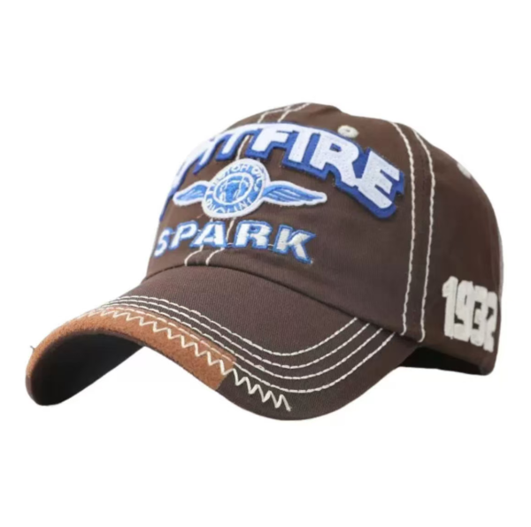 burgundy baseball cap